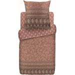Rosa Allergiker Bassetti Baumwollbettwäsche mit Ornament-Motiv mit Reißverschluss aus Baumwolle 135x200 2-teilig 