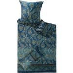 Blaue Bassetti Bettwäsche Sets & Bettwäsche Garnituren mit Ornament-Motiv mit Reißverschluss aus Baumwolle 135x200 