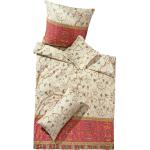 Rote Antike Bassetti Oplontis Bettwäsche Sets & Bettwäsche Garnituren mit Reißverschluss aus Baumwolle 135x200 