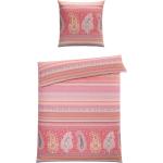 Pinke Arabische Bettwäsche Sets & Bettwäsche Garnituren mit Reißverschluss aus Baumwolle trocknergeeignet 
