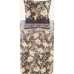 Reduzierte Mintgrüne Blumenmuster Bassetti Baumwollbettwäsche mit Reißverschluss aus Mako-Satin trocknergeeignet 135x200 