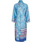 Blaue Bassetti Kimono-Morgenmäntel für Damen 