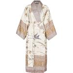 Bassetti FONG Kimono aus 100% Baumwollsatin in der Farbe Beige v.2, Größe: L-XL - 9299803