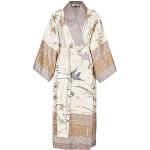 Graue Bassetti Fong Kimono-Morgenmäntel für Damen Größe XL 