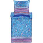 Blaue Motiv Bassetti Granfoulard Motiv Bettwäsche aus Baumwolle 155x220 