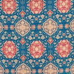 Blaue Geflochtene Bassetti Granfoulard Baumwollbettwäsche mit Venedig-Motiv aus Baumwolle 155x220 