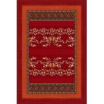 Rote Bassetti Granfoulard Bio Kuscheldecken & Wohndecken mit Ornament-Motiv aus Baumwolle trocknergeeignet 135x190 