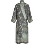 Graue Bassetti Kimono-Morgenmäntel für Damen Größe M 