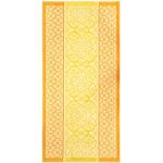 Gelbe Bassetti Strandtücher aus Baumwolle 90x180 