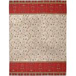Rote Bassetti Oplontis Tagesdecken & Bettüberwürfe aus Baumwolle 