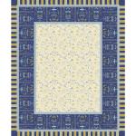 Blaue Antike Bassetti Oplontis Tischdecken aus Textil 