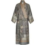 Anthrazitfarbene Bassetti Kimono-Morgenmäntel für Damen 