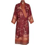 Bordeauxrote Bassetti Kimono-Morgenmäntel für Damen Größe M 