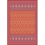 Rote Bassetti Tagesdecken & Bettüberwürfe mit Ornament-Motiv 135x190 