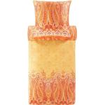 Orange Bassetti Satinbettwäsche aus Baumwolle 135x200 