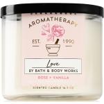 Bath & Body Works Aromatherapy Rose & Vanilla Duftkerze 411 g