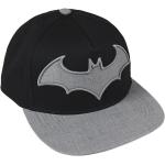 Batman Baseball Cap Snapback - Grey Logo (schwarz)