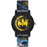 Batman Runde Quarz Kinderarmbanduhren aus Silikon mit Analog-Zifferblatt mit Mineralglas-Uhrenglas mit Silikonarmband 
