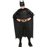 Schwarze Batman Superheld-Kostüme aus Polyester für Herren Größe S 