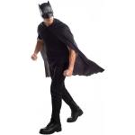 Schwarze Batman Masken aus Latex für Herren Einheitsgröße 