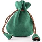 Reduzierte Grüne Battle-Merchant Damengeldkatzen aus Glattleder klein 