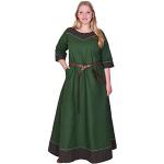 Grüne Battle-Merchant Maxi Mittelalterkleider aus Baumwolle für Damen Größe XL 