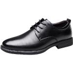 Schwarze Business Hochzeitsschuhe & Oxford Schuhe mit Reißverschluss in Breitweite aus Leder für Herren Größe 44 für den für den Winter 