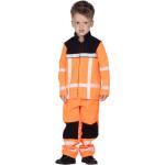 Orange Bauarbeiter-Kostüme für Kinder Größe 128 