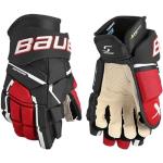 Bauer Supreme M5 PRO Handschuhe Senior, Größe:14 Zoll, Farbe:schwarz/rot