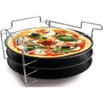 Baumalu 3776 Pizzablech-Set, mit Ständer, 3 Stück