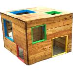 Sandfarbene Spielhäuser & Kinderspielhäuser aus Holz 