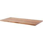 Reduzierte Braune kollected Massivholz Schreibtische aus Massivholz Breite 0-50cm, Höhe 100-150cm, Tiefe 50-100cm 