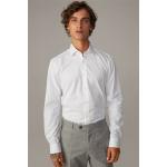 Weiße Strellson Kentkragen Hemden mit Kent-Kragen für Herren 