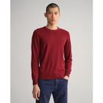 Rote Gant Rundhals-Ausschnitt Kaschmir-Pullover aus Baumwolle für Herren für den für den Herbst 