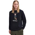 Reduzierte Schwarze Motiv Barbour Herrensweatshirts mit Fuchs-Motiv aus Baumwolle Größe M 
