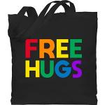 Schwarze shirtracer LGBT Lesbian Pride Jutebeutel & Stoffbeutel aus Baumwolle für Damen 