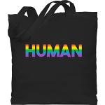 Schwarze shirtracer LGBT Gay Pride Stofftaschen & Jutetaschen aus Baumwolle für Damen 