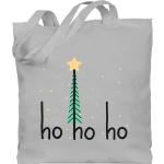 Hellgraue Motiv shirtracer Stofftaschen & Jutetaschen mit Weihnachts-Motiv aus Baumwolle für Herren klein Weihnachten 