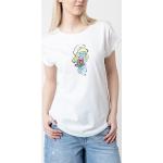 Weiße Die Schlümpfe Schlumpfine Nachhaltige T-Shirts aus Baumwolle für Damen Größe L 