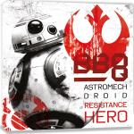 BB-8 Resistance Hero The Last Jedi Leinwandbild Star Wars