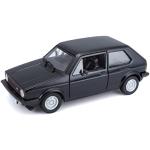 Schwarze Bburago Volkswagen / VW Golf Mk1 Modellautos & Spielzeugautos aus Metall 