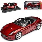 Rote Bburago Ferrari California Spielzeug Cabrios 