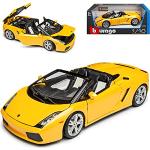 Gelbe Bburago Lamborghini Spielzeug Cabrios 
