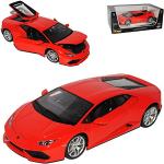 Rote Bburago Lamborghini Huracán Modellautos & Spielzeugautos aus Metall 