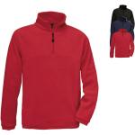 Rote B&C Herrenfleecepullover & Herrenfleeceshirts aus Fleece Größe S 