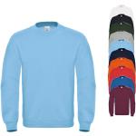 Marineblaue B&C Herrensweatshirts aus Baumwolle Größe 5 XL 