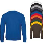 Royalblaue B&C Rundhals-Ausschnitt Herrensweatshirts Größe L 