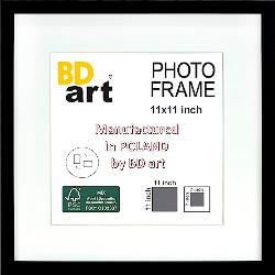 BD ART 28 x 28 cm Bilderrahmen Quadratisch mit Pas