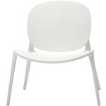 Weiße Afrika-Muster Skandinavische Kartell Lounge Sessel aus Kunststoff Outdoor Höhe 50-100cm, Tiefe 50-100cm 