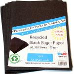 Reduziertes Schwarzes Kopierpapier DIN A2, 250g, 250 Blatt aus Papier 